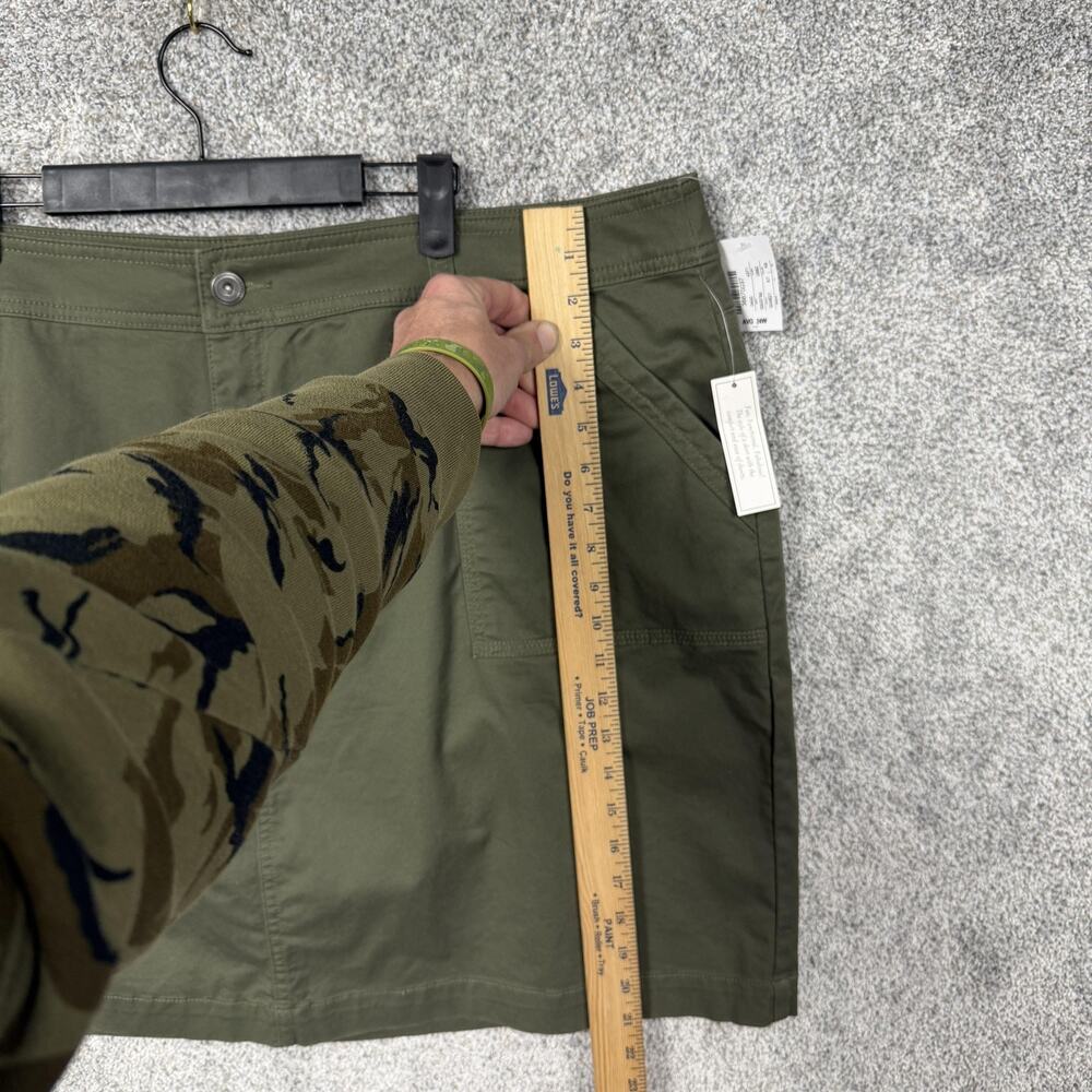 CJ Banks Skirt Women 24W Plus Green Lagenlook Gorpcore Y2K Utility Safari Twill - Picture 9 of 16